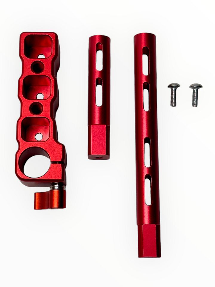 Copy of Gimbal FIZ Riser (RED) for DJI RS2, RS3, RS4 product image (1)