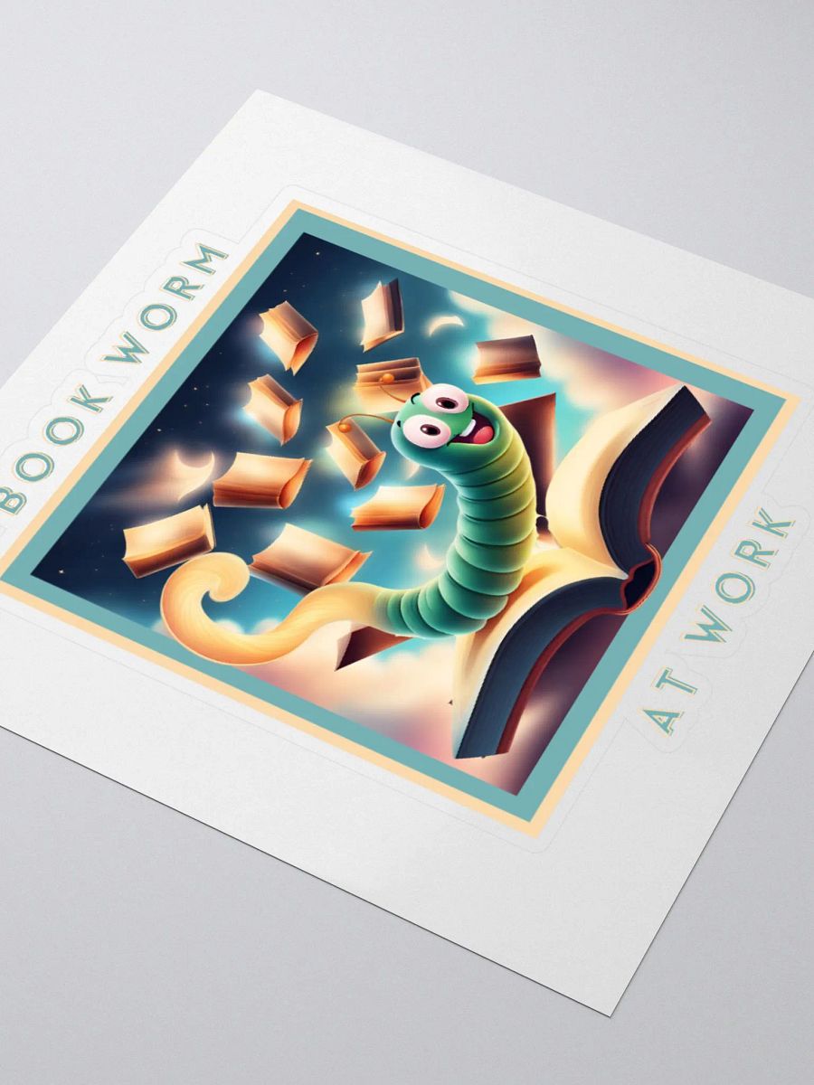 Book Worm at Work Stickers product image (8)