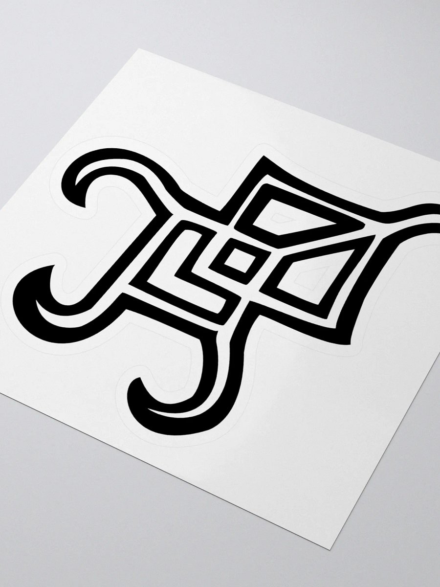 4x4 Sticker - Whispers Untamed Logo (Black) product image (3)