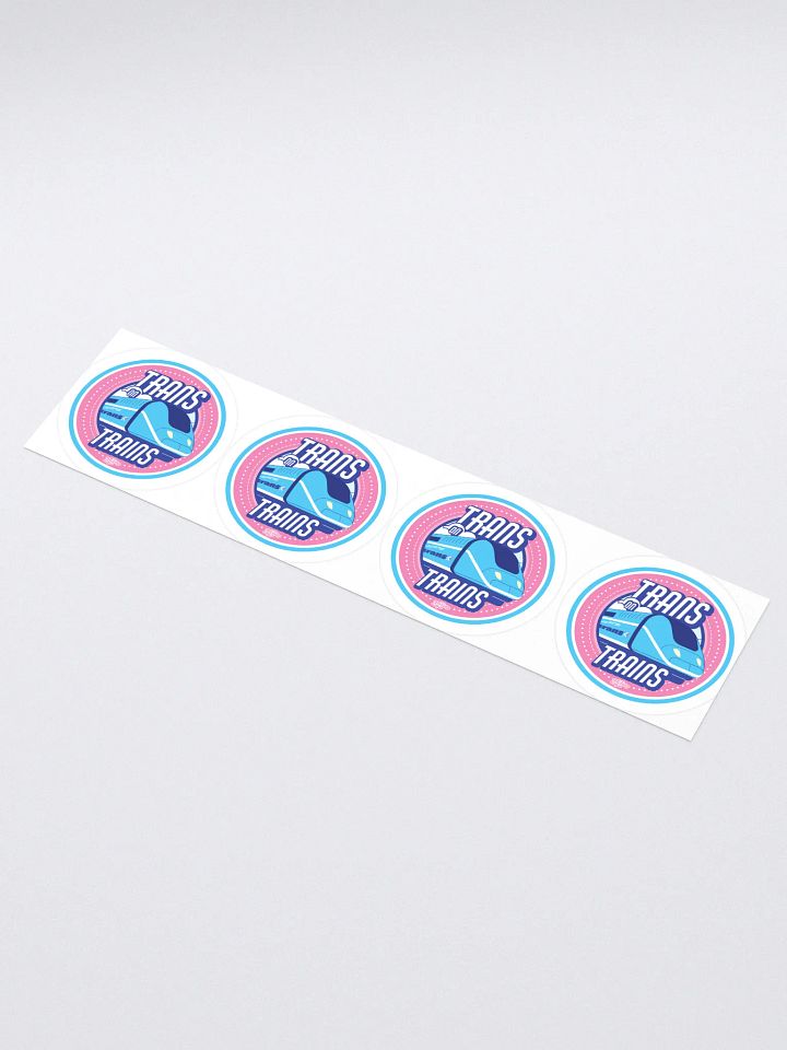 Trans on Trains sticker 4-pack product image (1)