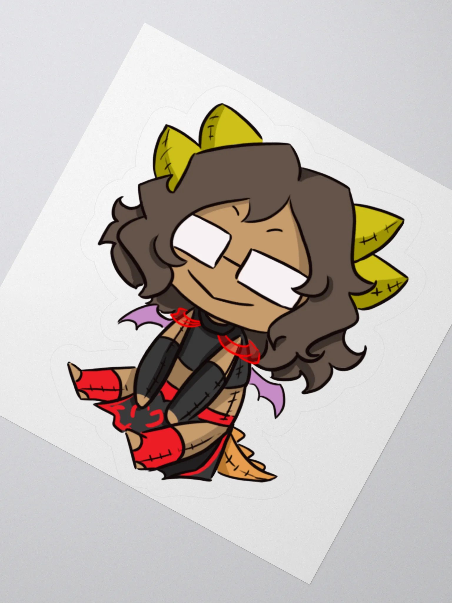Chibi Din Plushie Sticker product image (2)