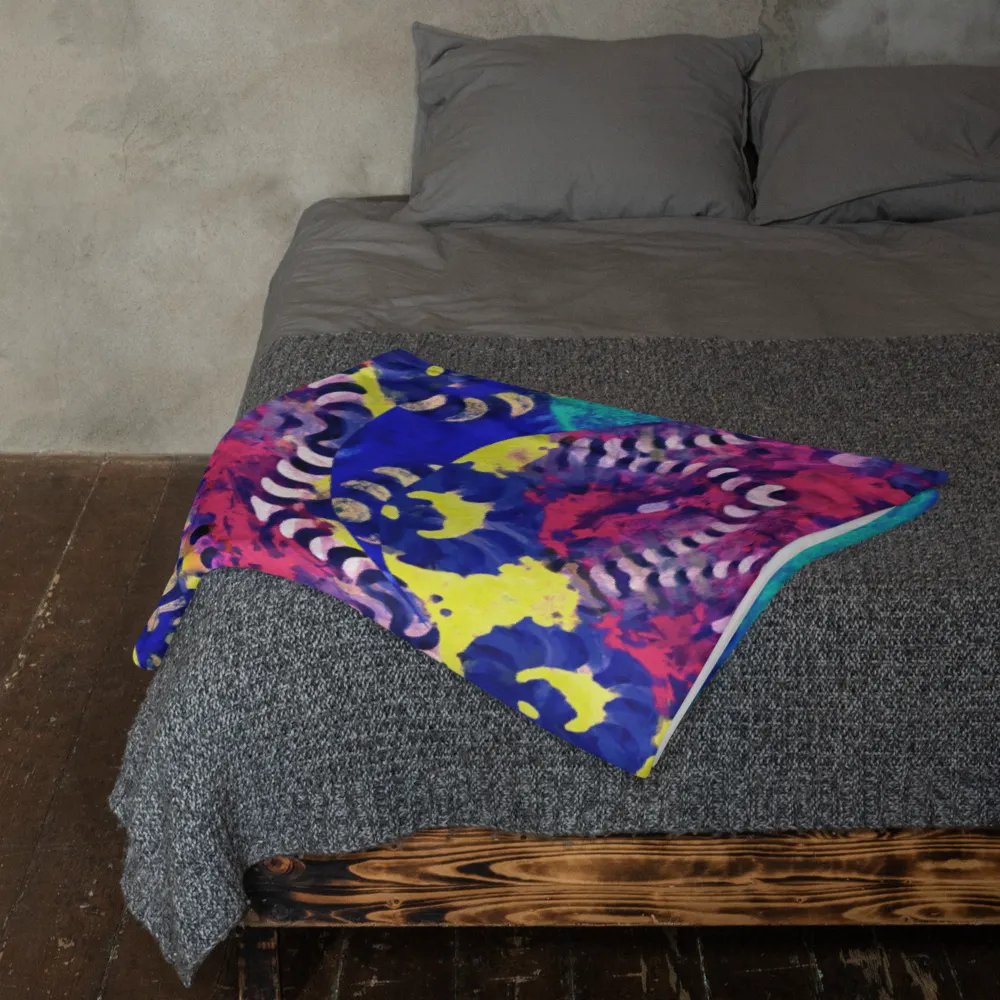 Caribbean Graffiti Throw Blanket product image (23)