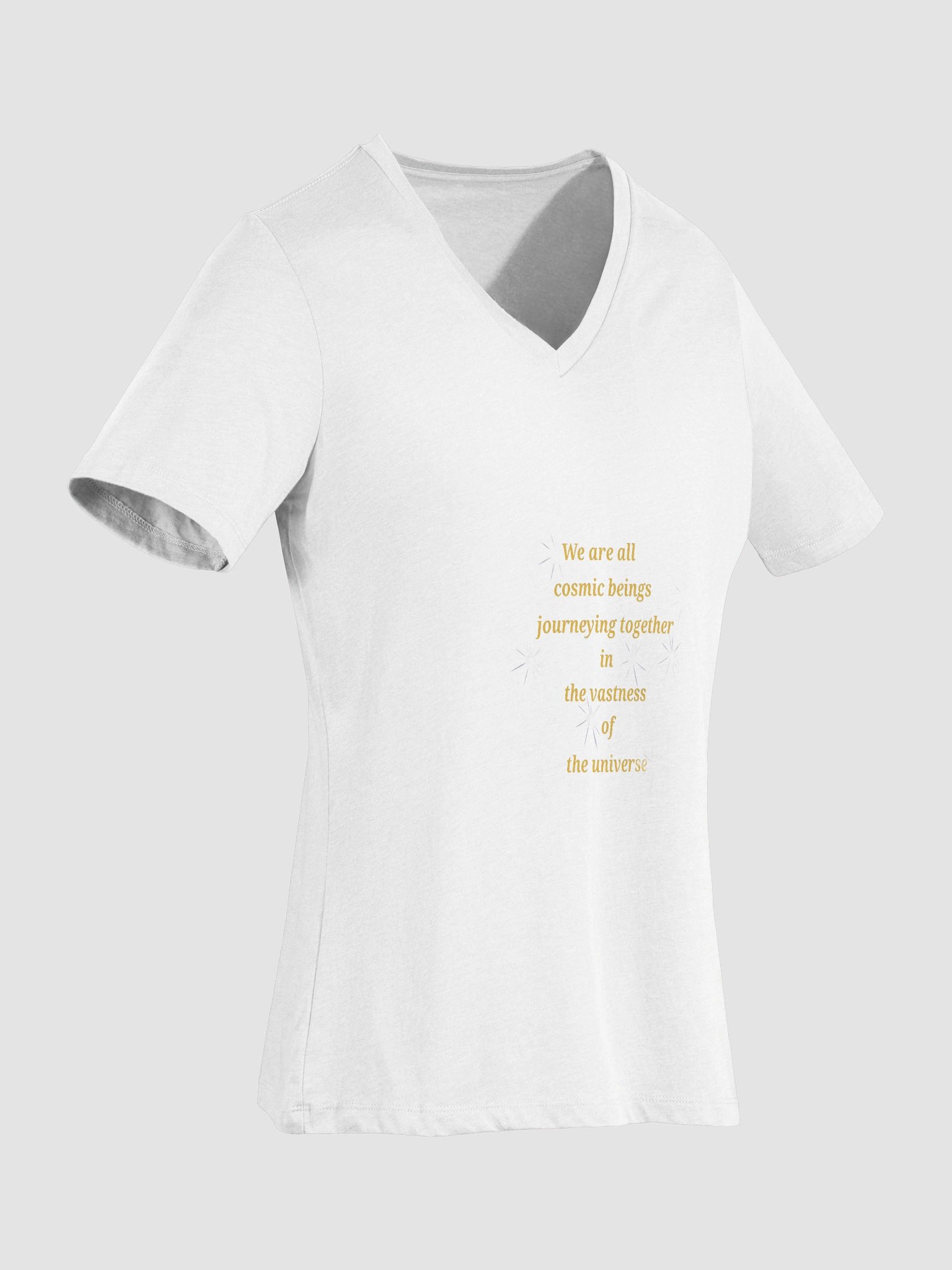 Cosmic Journey Relaxed V-Neck Tee product image (4)