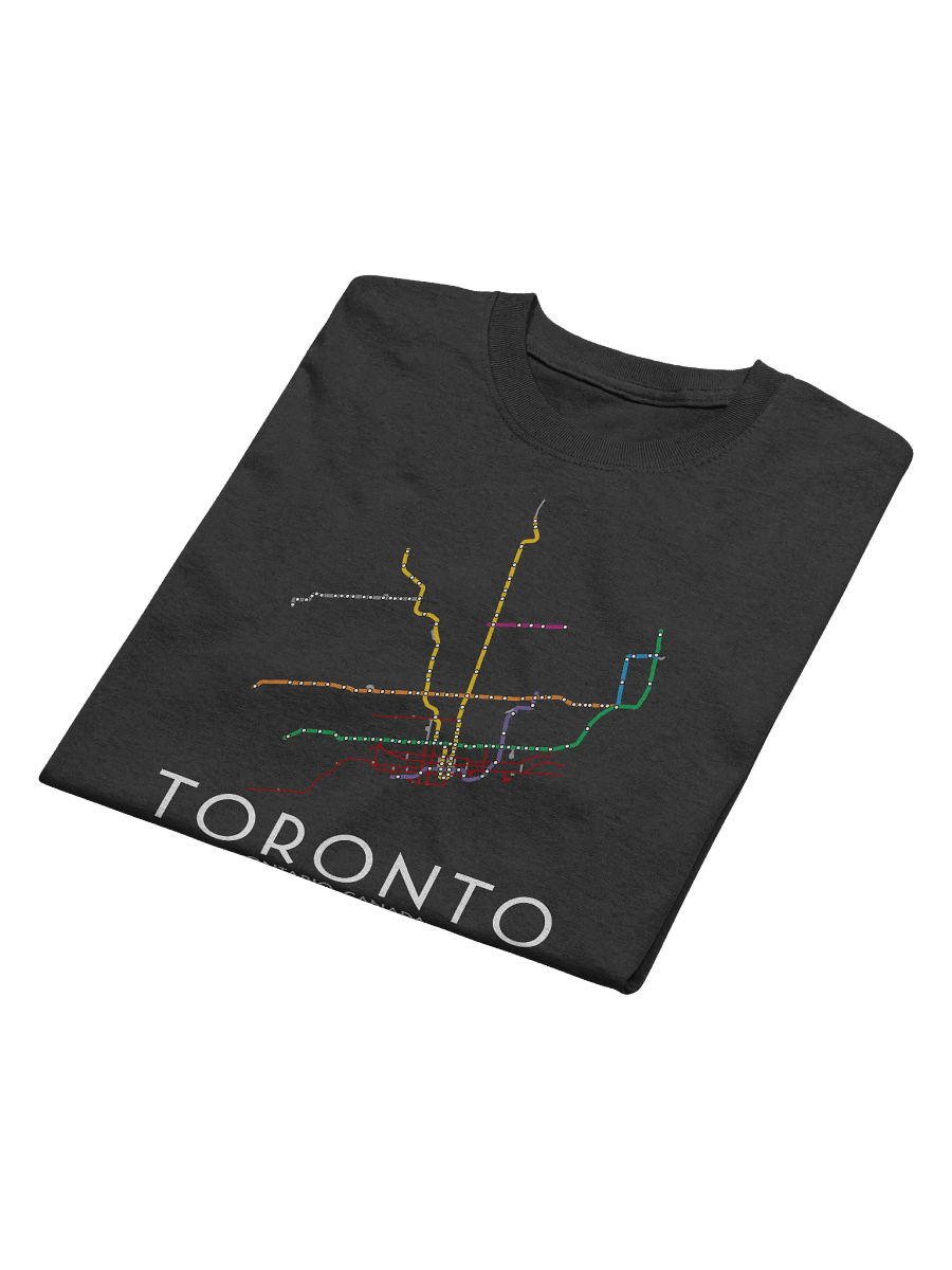 The Rail Fans Canada Map T-Shirt - Toronto product image (3)