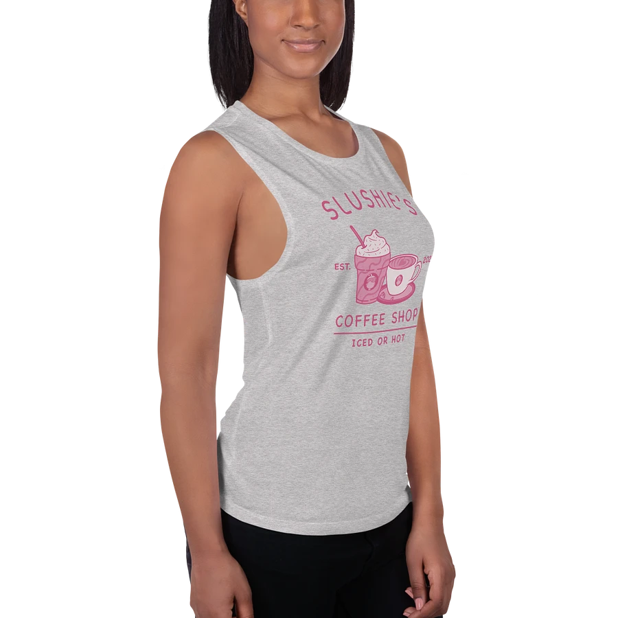 Slushie's Coffee Shop (Pink) | Women's Muscle Tank product image (4)