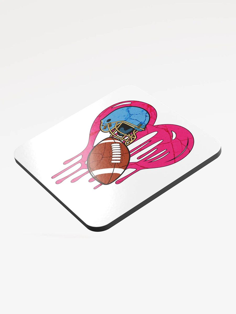 Heart Football Gridiron Love Coaster product image (3)