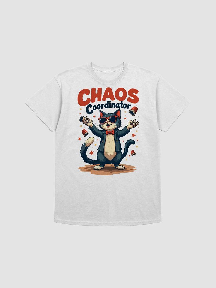 Chaos Coordinator Cat T-Shirt product image (1)