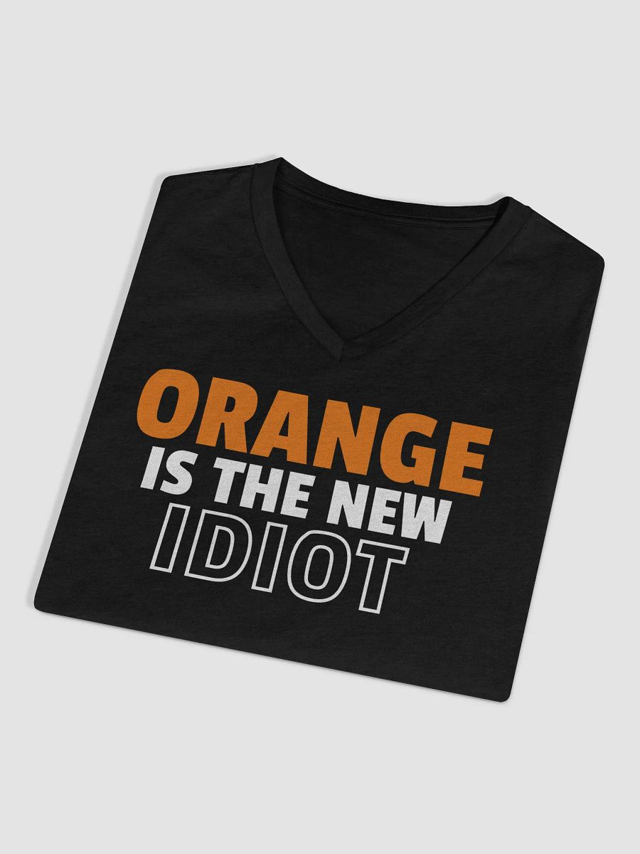 Orange Wordplay Women's V-Neck Tee product image (3)