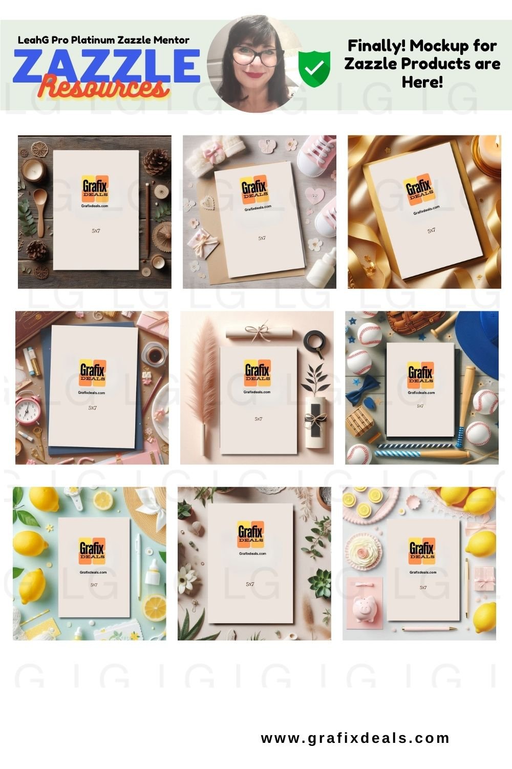 Zazzle Resources - Product Mockup Cover Images Templates product image (4)