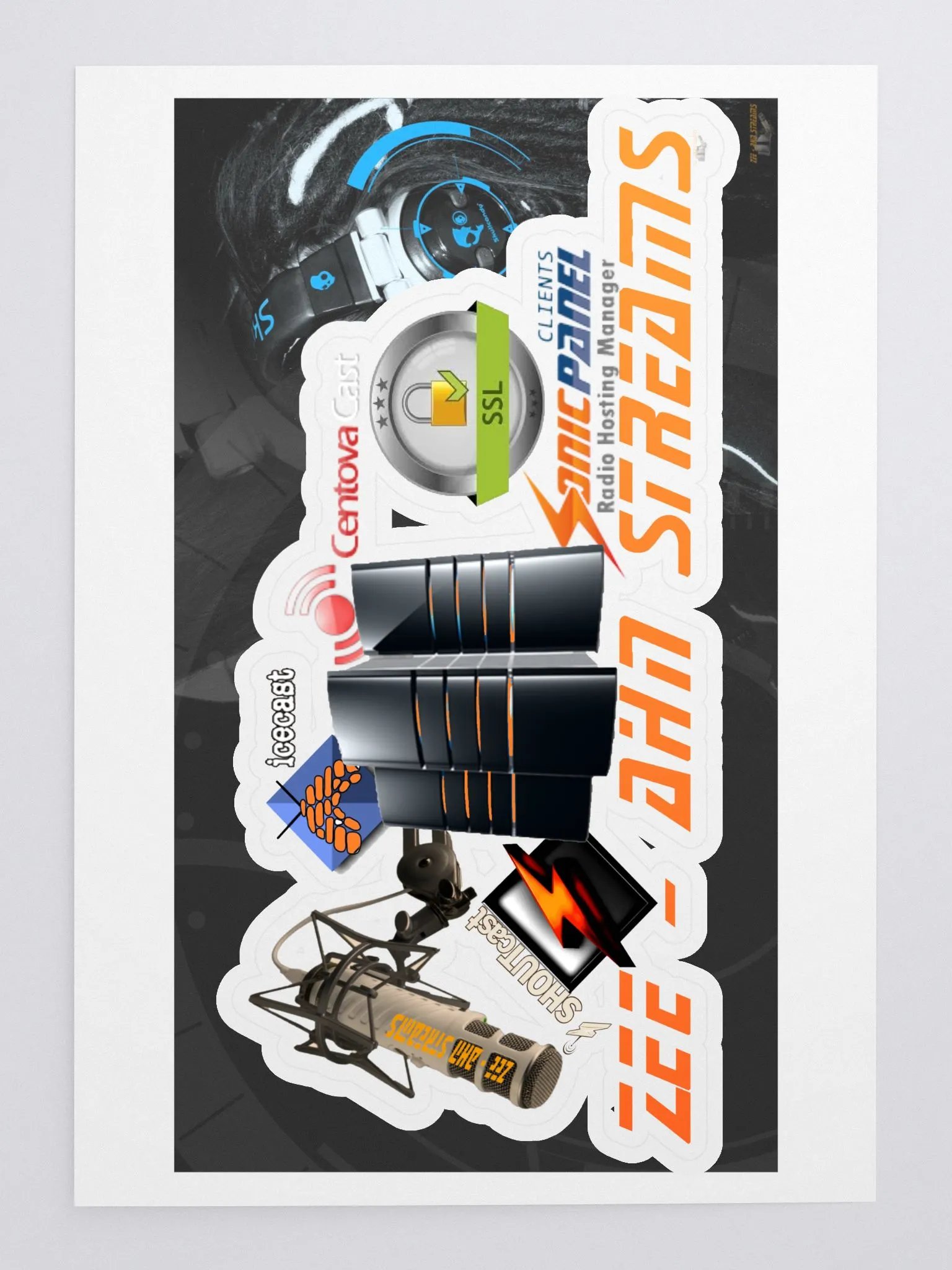 ZEE - Kiss Cut Sticker Sheet with Background product image (3)