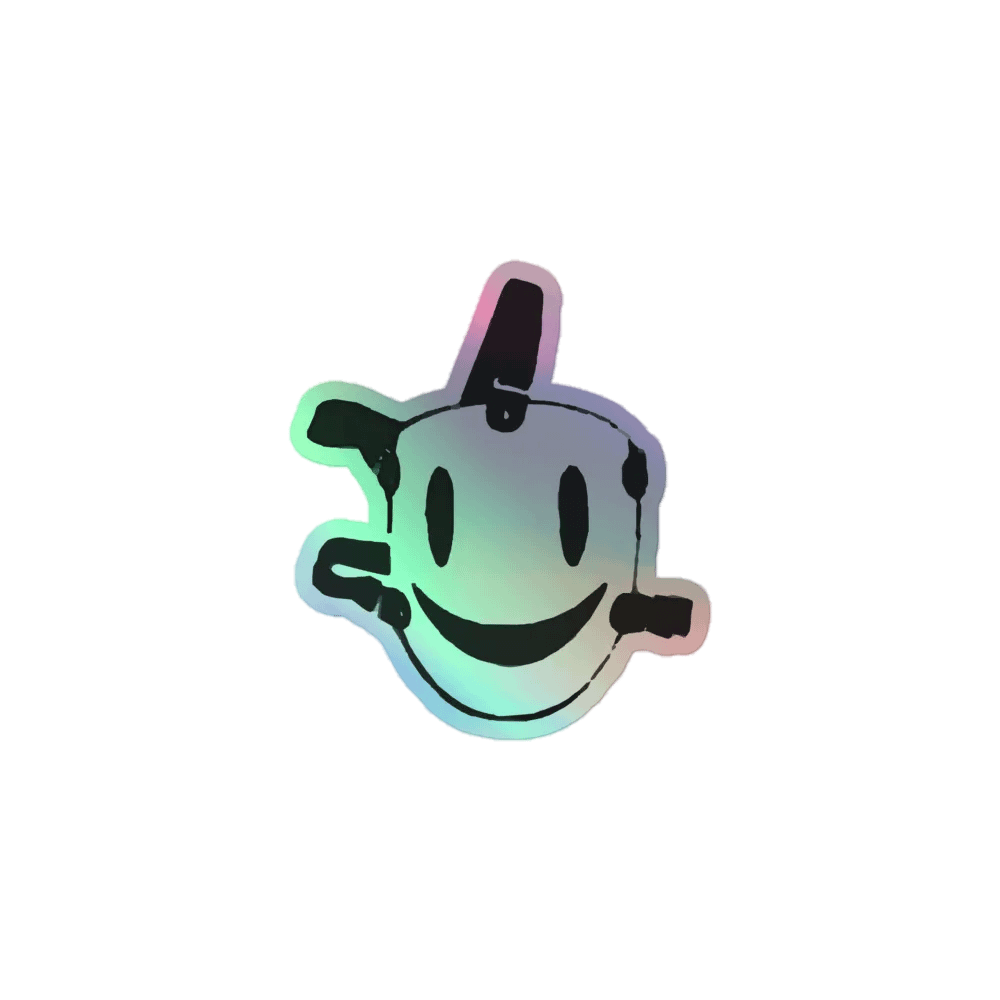 Serenova Mask w/ Straps Holo Sticker product image (1)