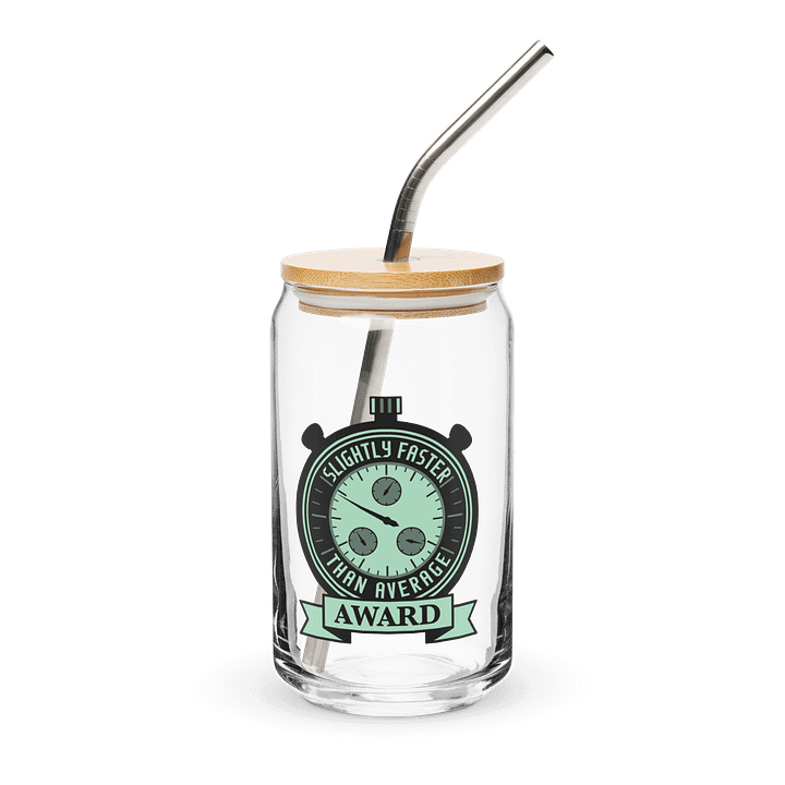 Slightly Faster Award Glass Cup product image (1)