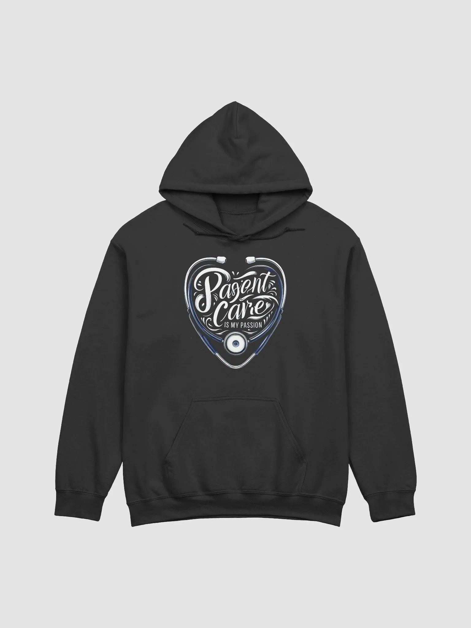 Passion for Patient Care Heart Stethoscope Care Hoodie product image (3)