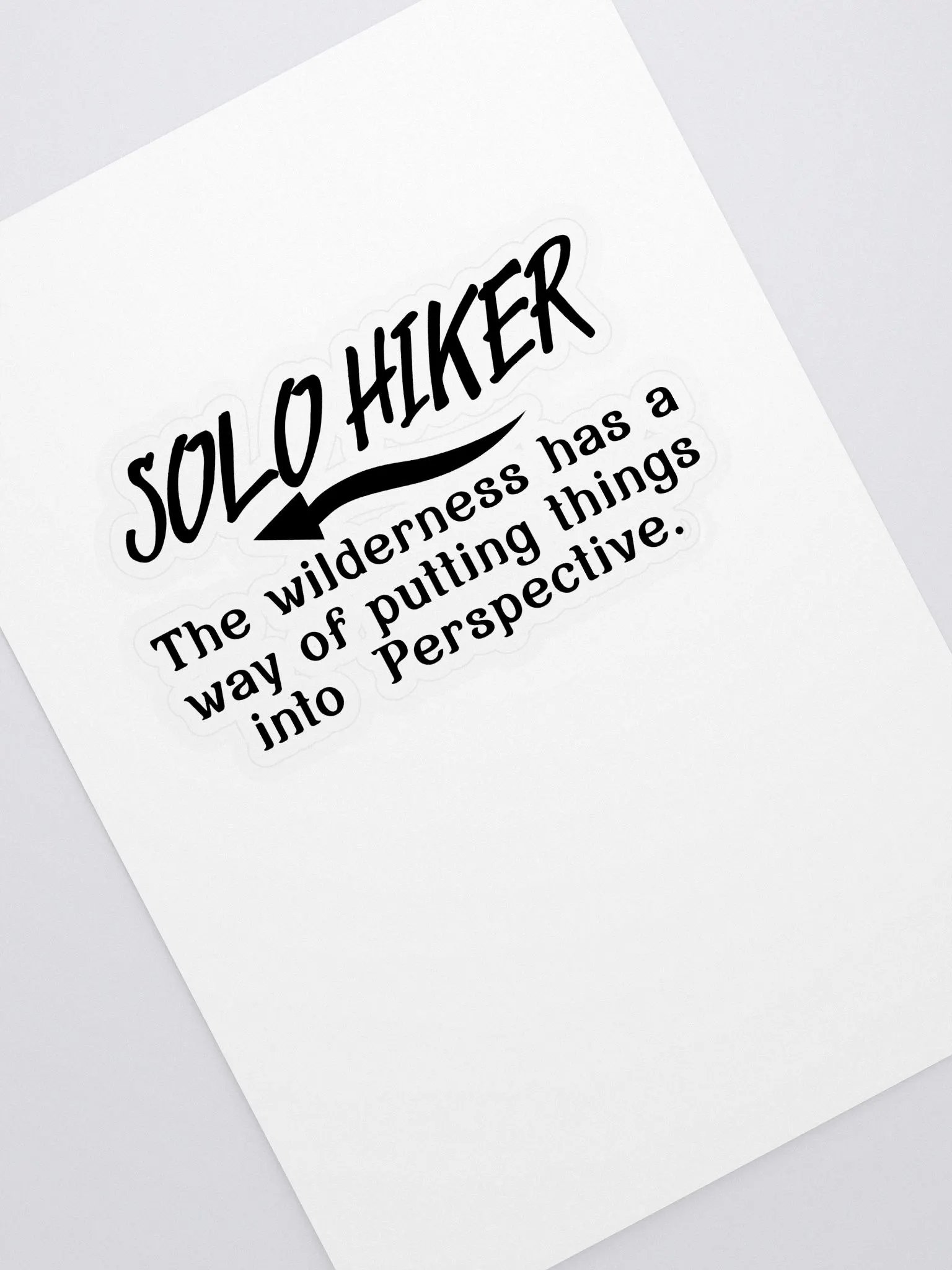 The wilderness has a way of putting things into perspective. product image (1)
