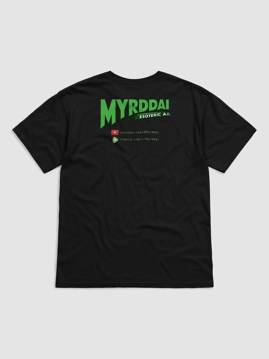 MYRDDAI: 90s Retro Cyberpunk Style with Back Logo - Unisex T-Shirt product image (5)