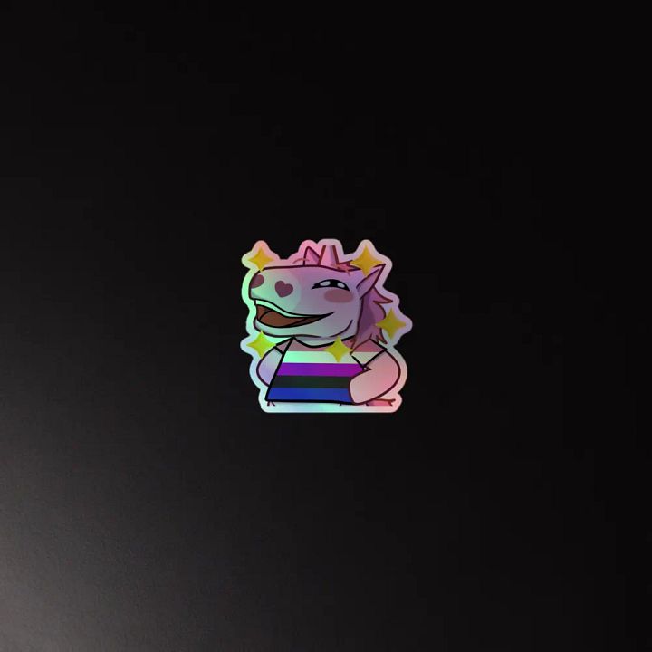 GENDER FLUID Pride Holographic Sticker product image (4)