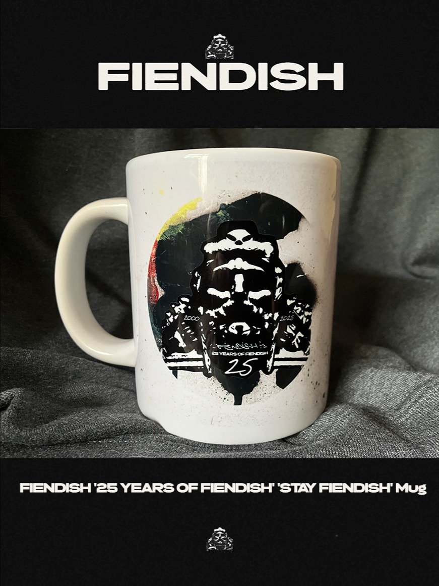 FIENDISH '25 YEARS OF FIENDISH' 'STAY FIENDISH' Mug product image (2)