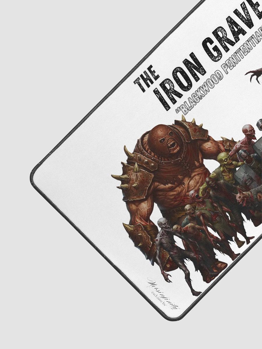 The Iron Grave - Blackwood Penitentiary - The Rotten - White Desk Mat product image (3)
