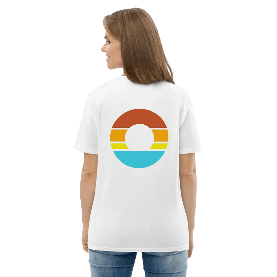 Classic White Sunset Logo T product image (8)