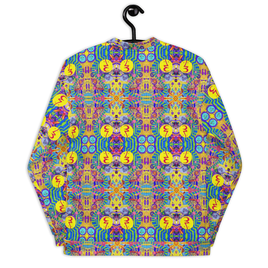 Abstract Colourful Doodles Unisex Bomber Jacket product image (12)