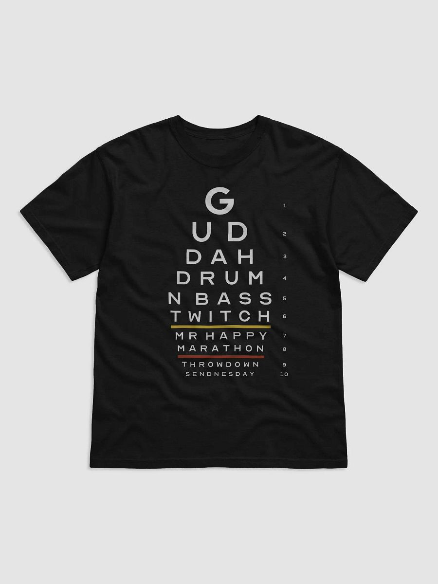 Eye Test T-Shirt (Dark) product image (2)
