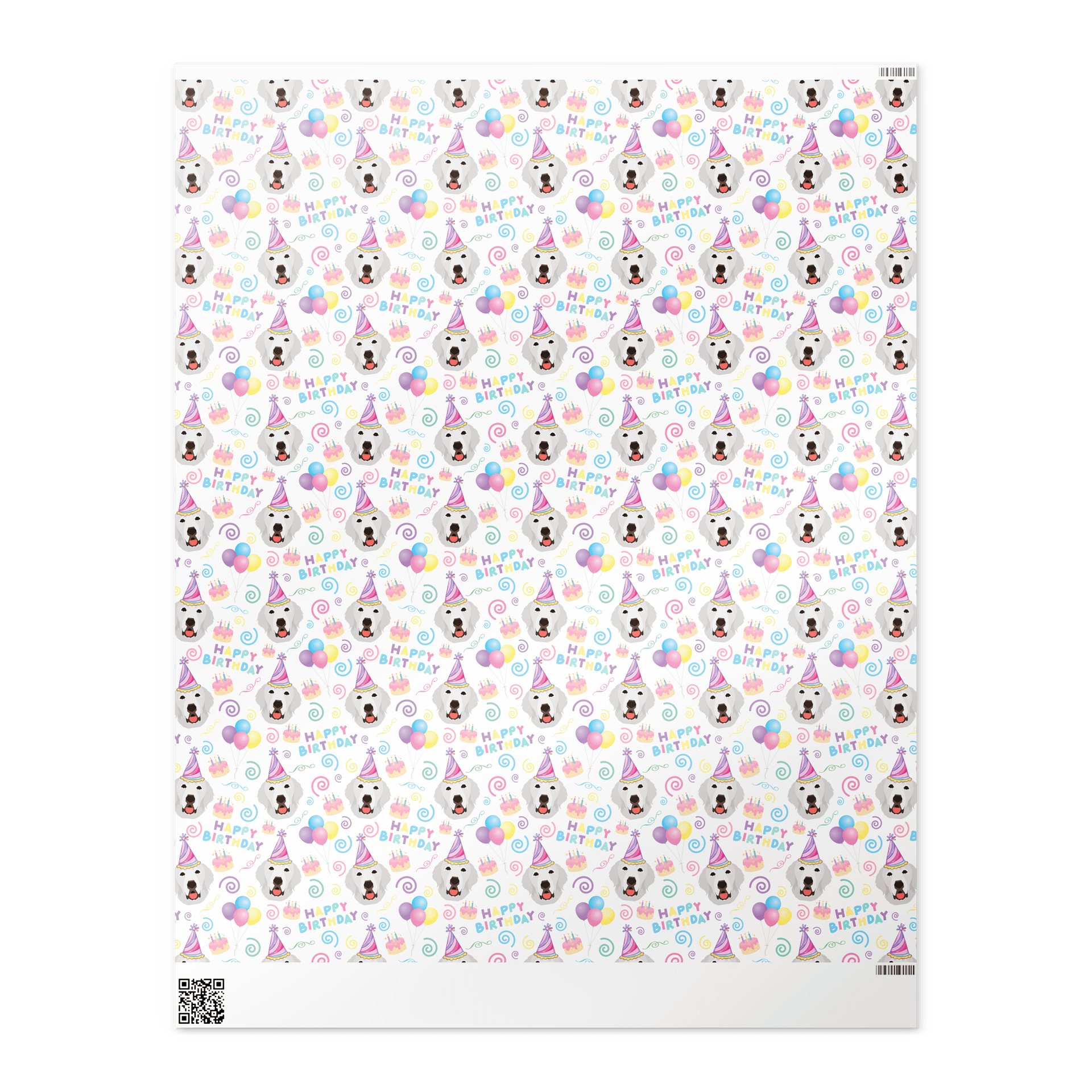 Great Pyrenees Birthday Wrapping Paper product image (4)