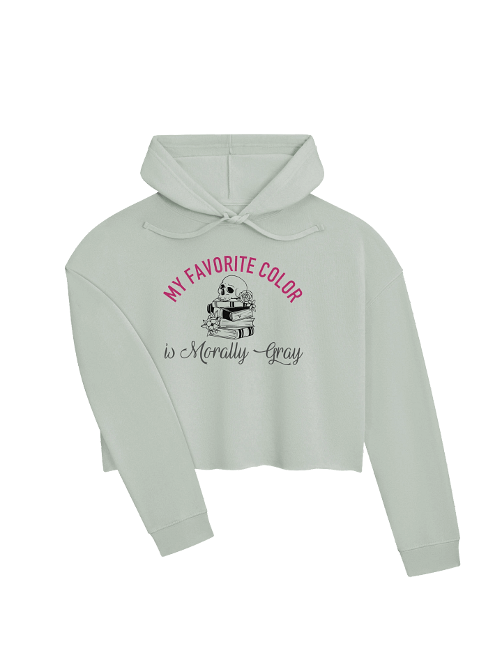 Morally Gray Crop Hoodie product image (2)
