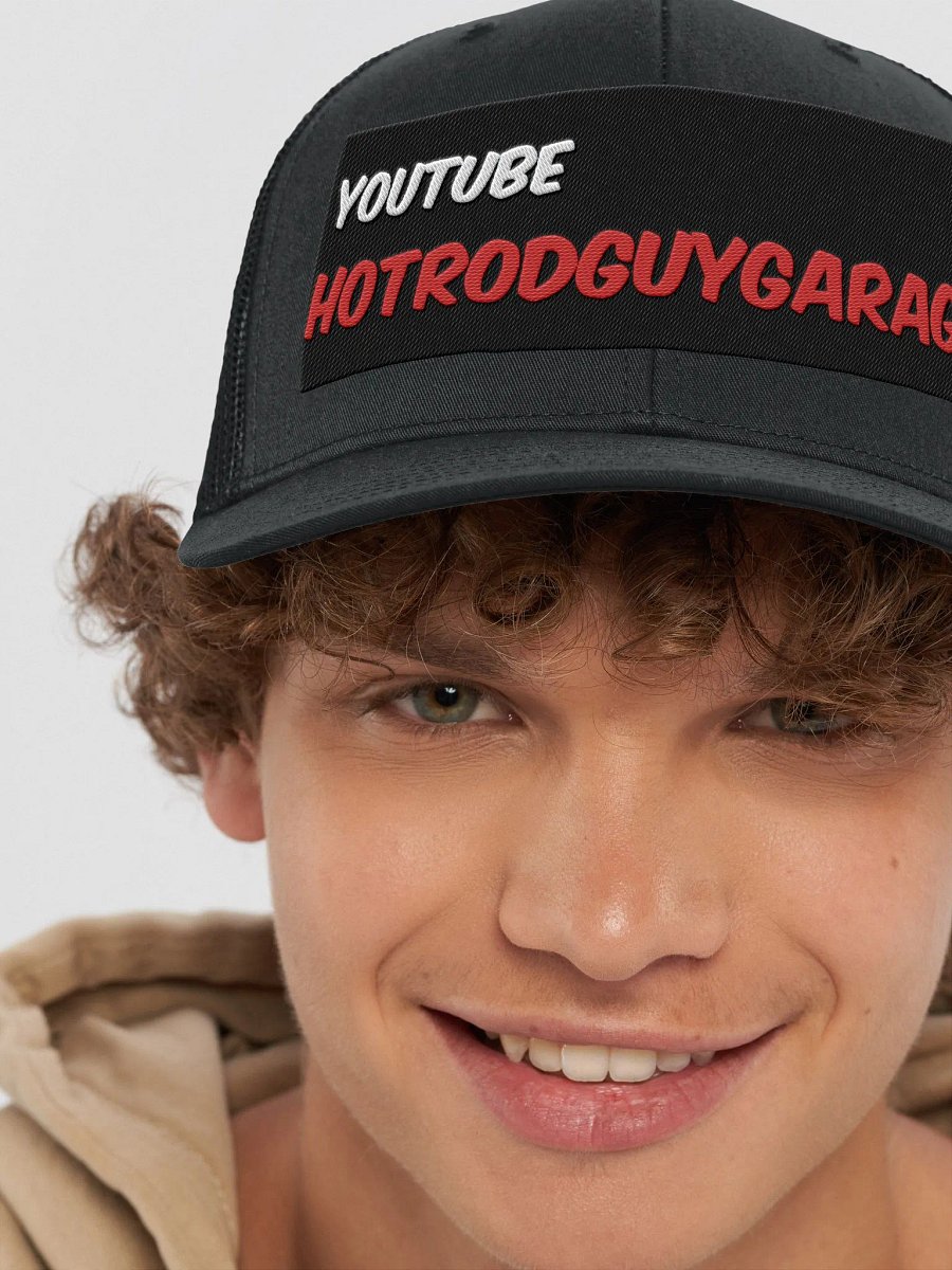 Hotrodguygarage Embroidered Trucker Hat product image (8)