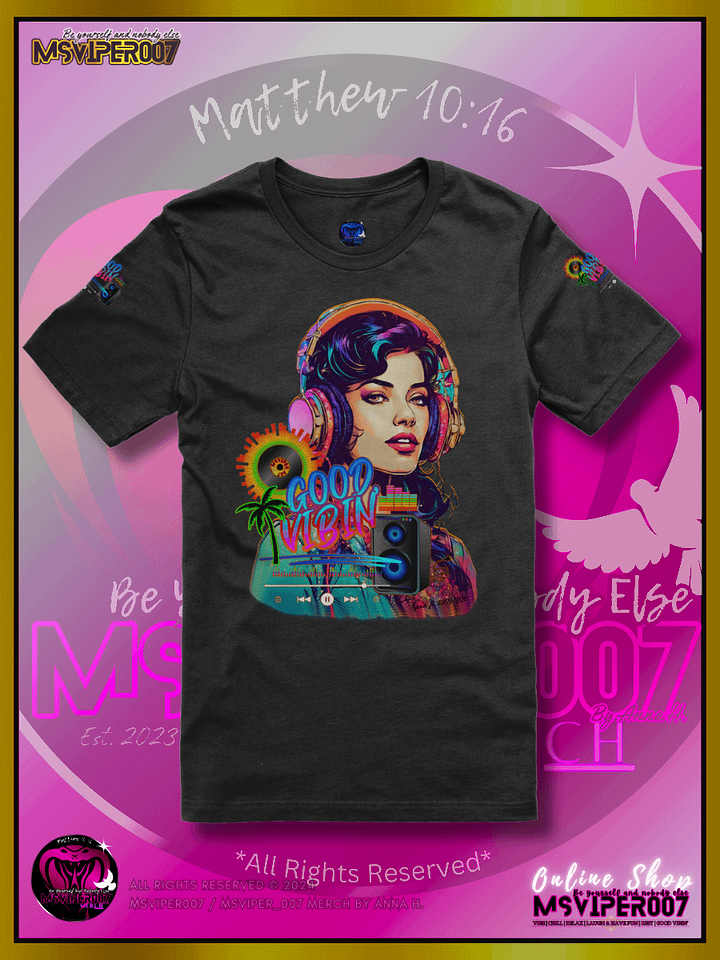T-Shirt - MsViper007's "Good Vibin' [spectrum - V3]" Cozy Womens T-Shirt By Anna H. product image (1)