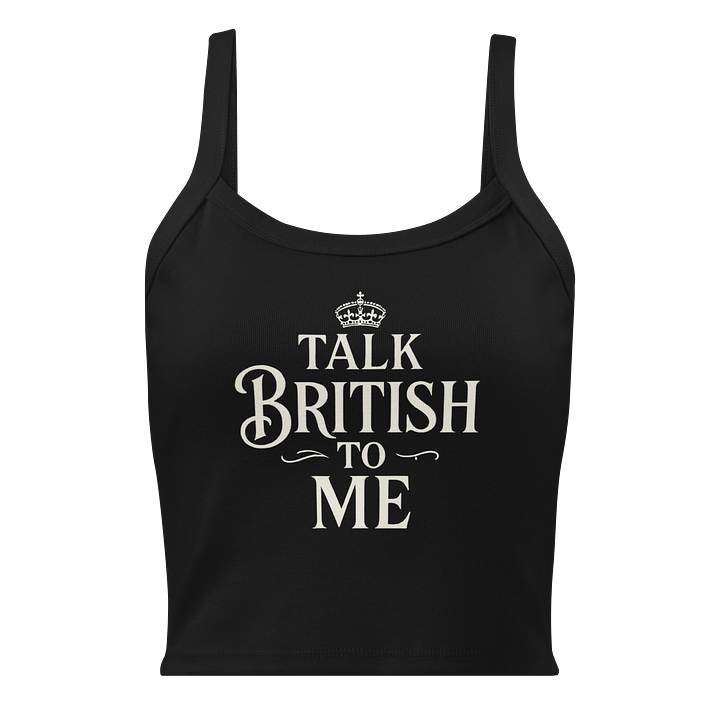 Royal Vibes Micro-Rib Tank Top product image (1)