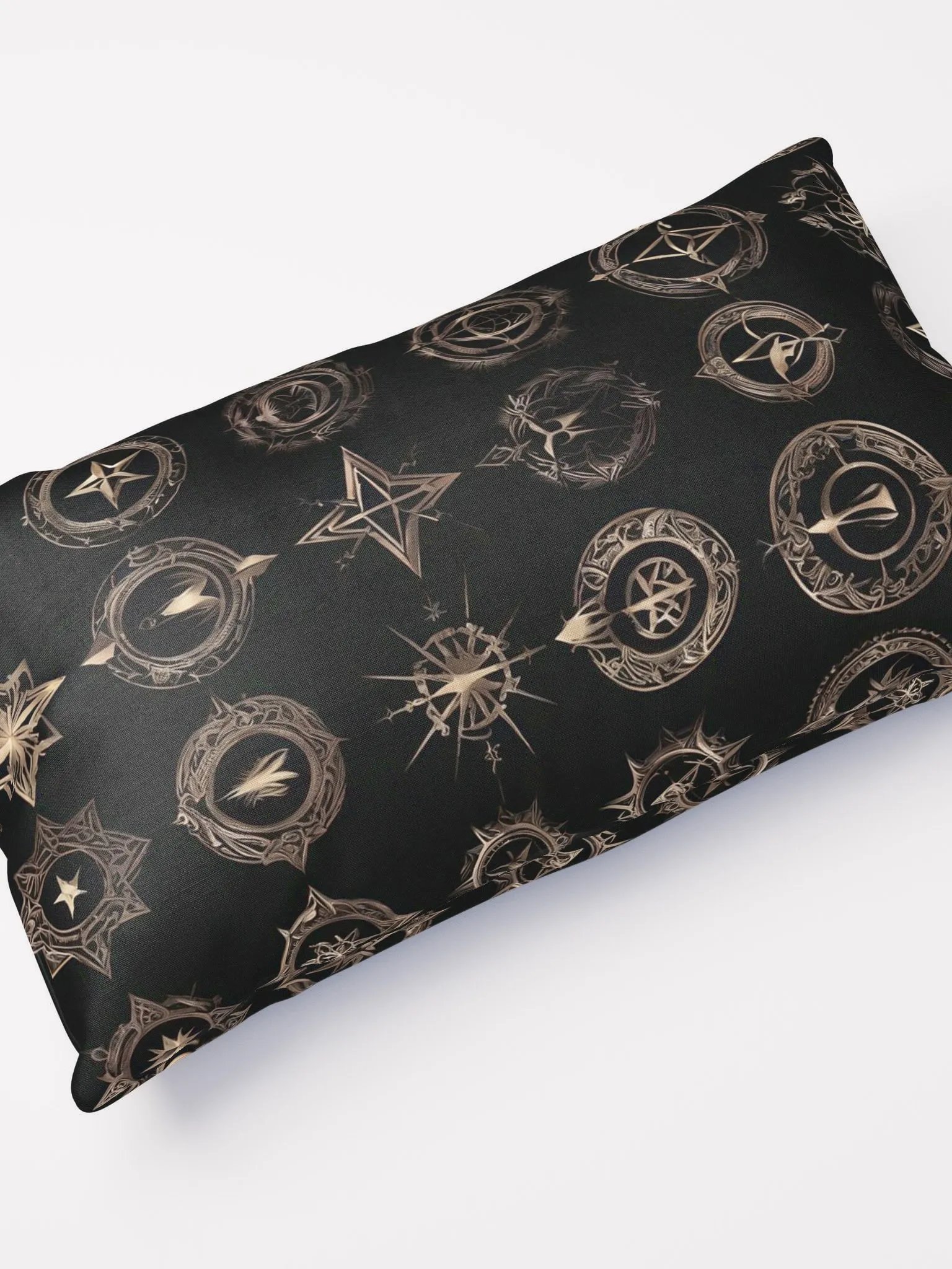 Black and Gold Symbology Cushion product image (4)