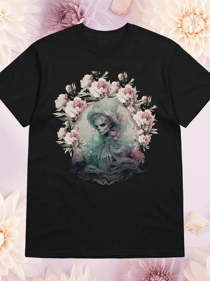 Gothic Floral Skeleton T-Shirt product image (1)
