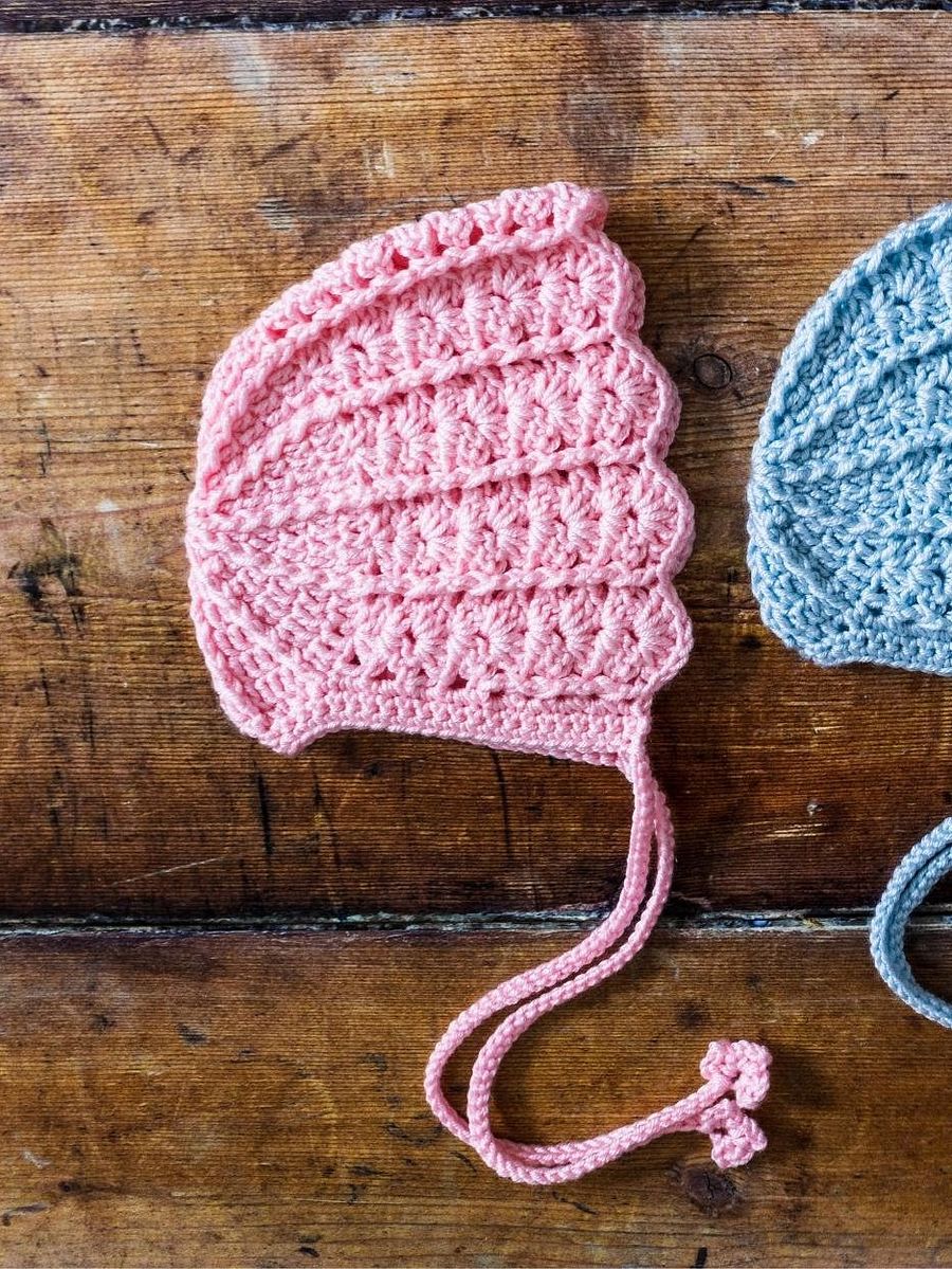 Crochet Pattern: Shell Baby Bonnet product image (9)