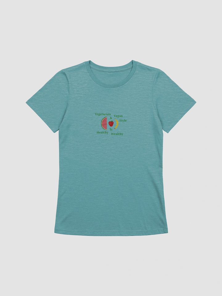 Healthy & Wealthy Veggie Style Women's T-Shirt product image (1)