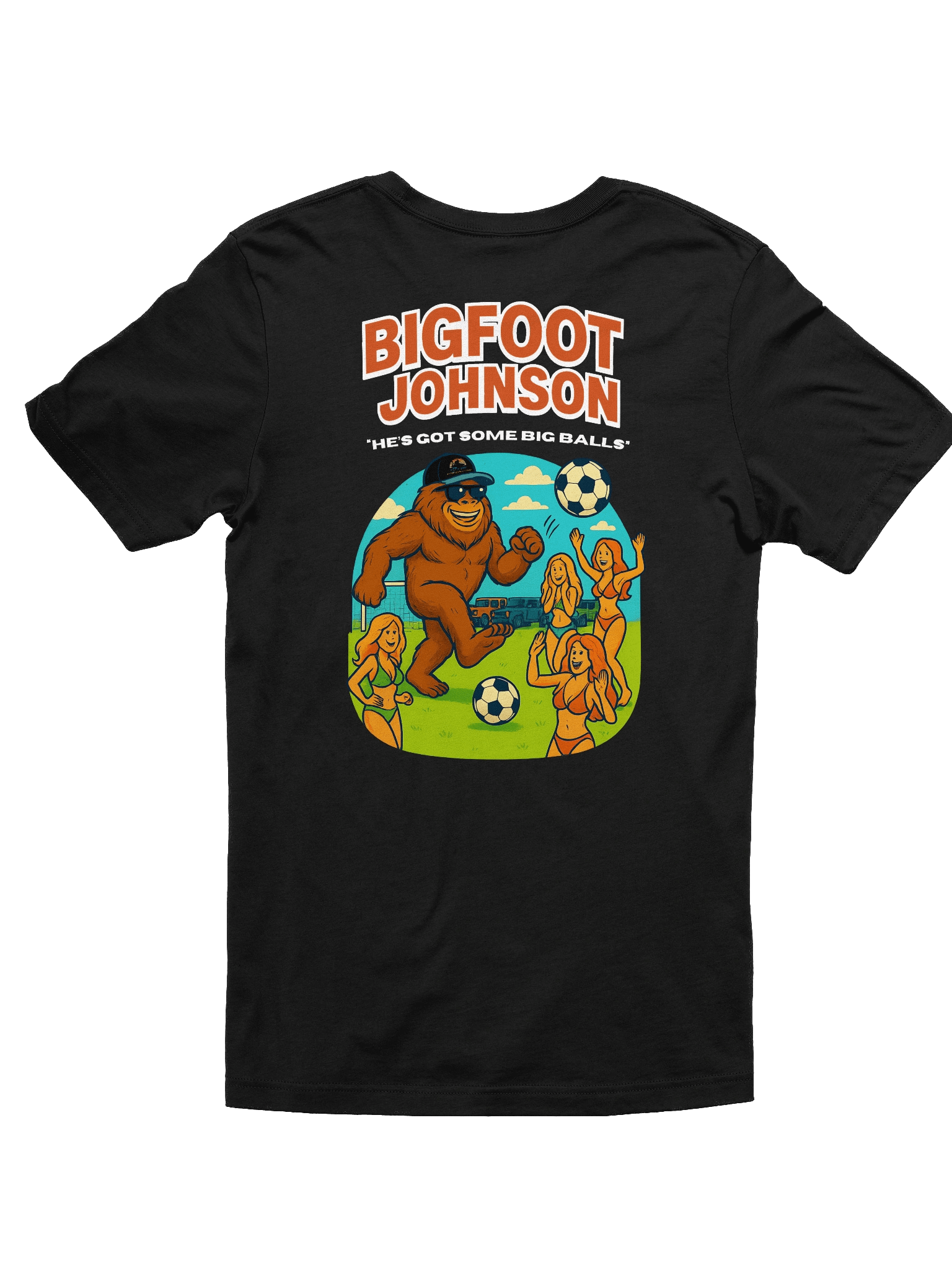 Bigfoot Johnson Big Balls Tee (Black) product image (2)