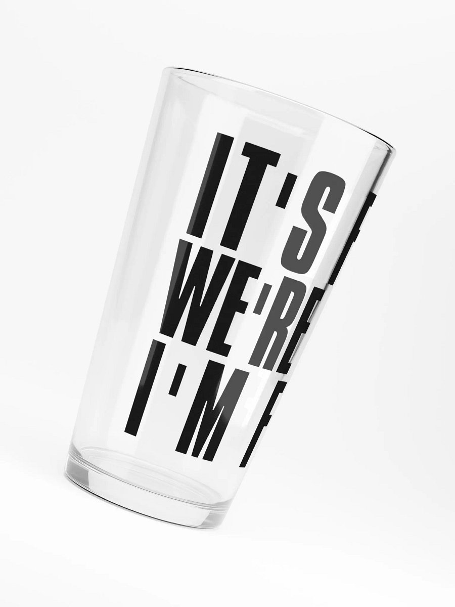 it's fine! pint glass product image (6)