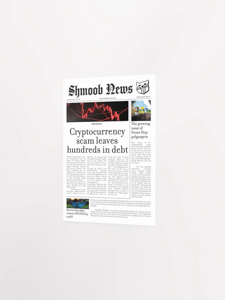 Shmoob News Issue #4 product image (2)