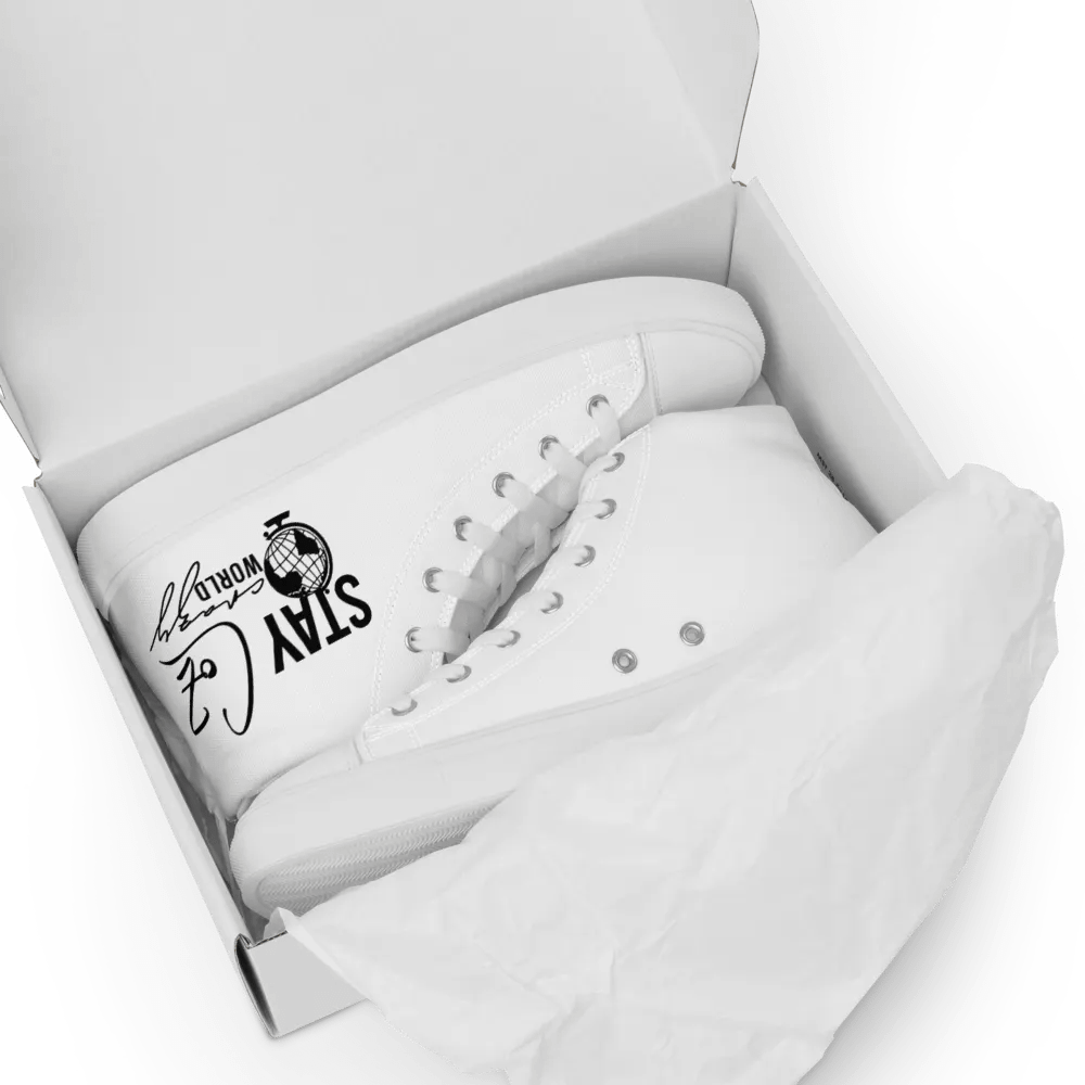 Women's Stay CoZ Crazy World High Top Canvas Shoes product image (9)