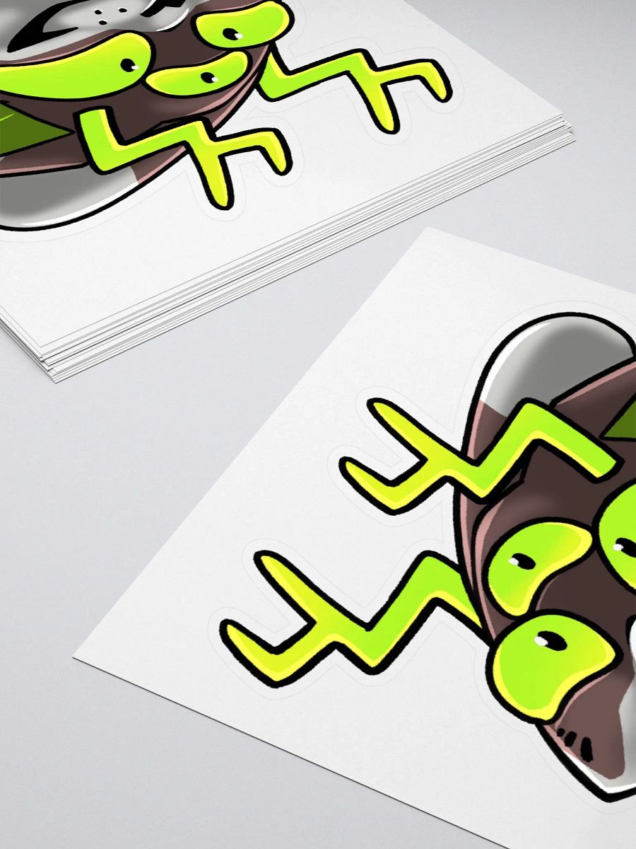 Radioactive Cryptid Blep Sticker product image (4)