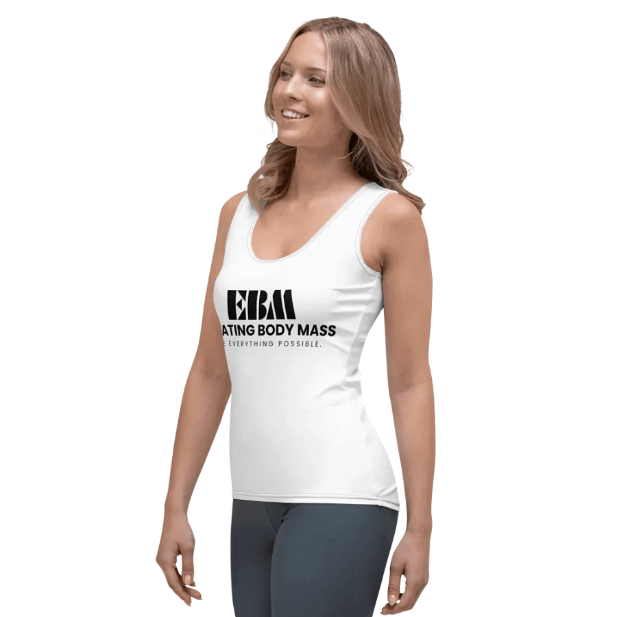 EBM Women's Tank Top (Black Logo) product image (3)