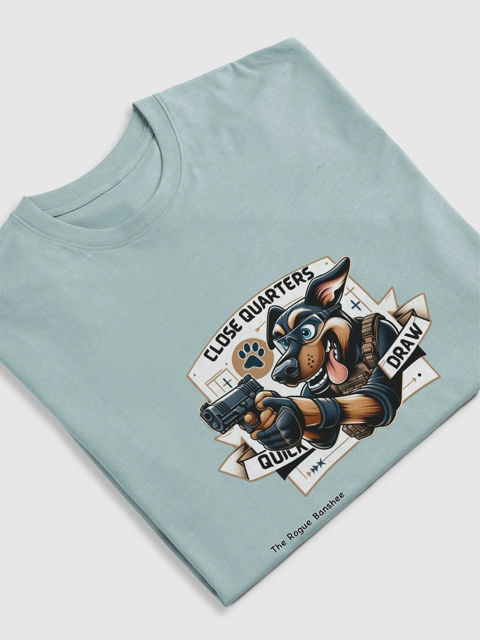 Cotton Heritage Men’s Premium Heavyweight Tee – Close Quarters, Quick Draw product image (26)