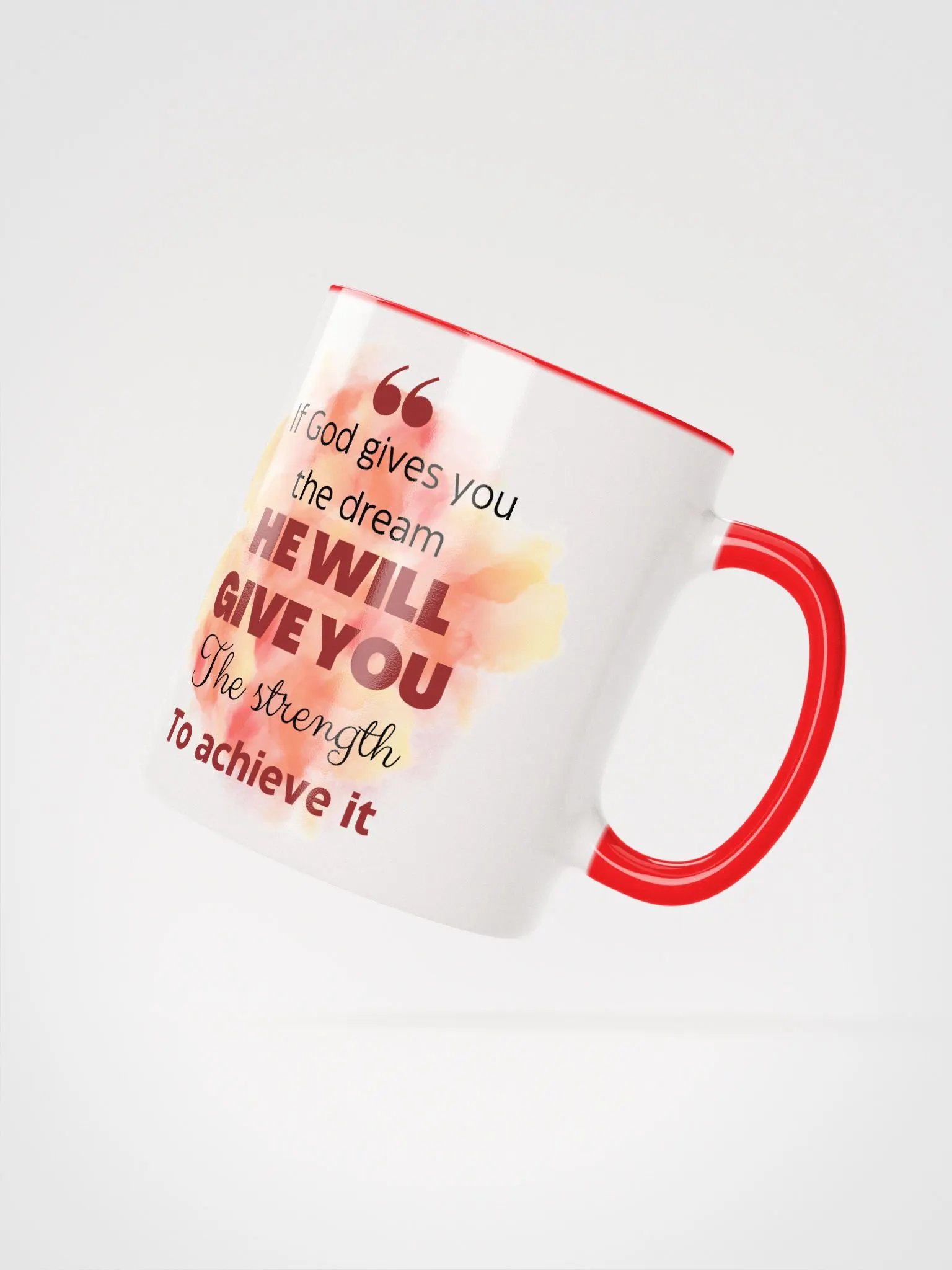 If God gives you a dream mug product image (2)