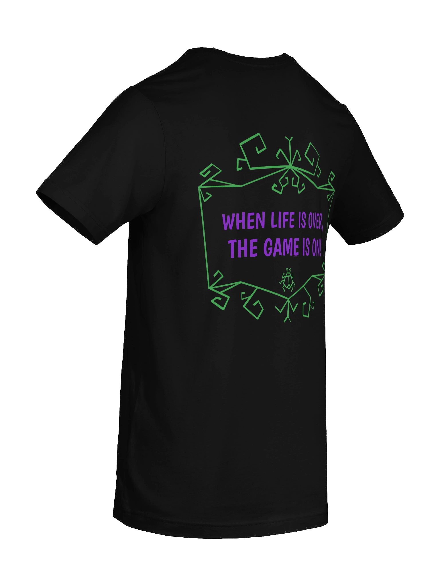 [UM Designs] When Life Is Over, The Game Is On - Unisex Graphic Tee product image (10)