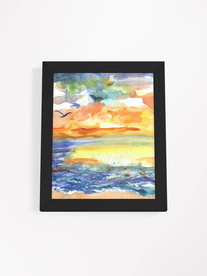 Playful Sea Framed Print product image (1)