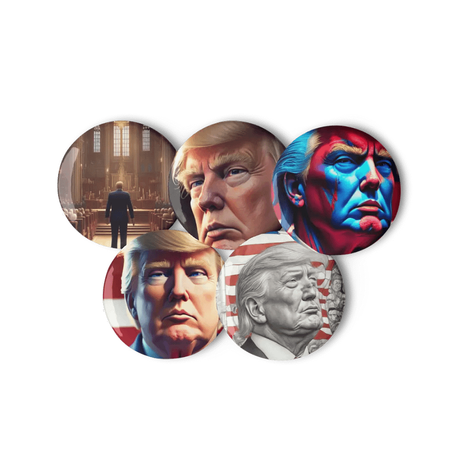 Patriotic Portrait Pin Set 1 product image (11)