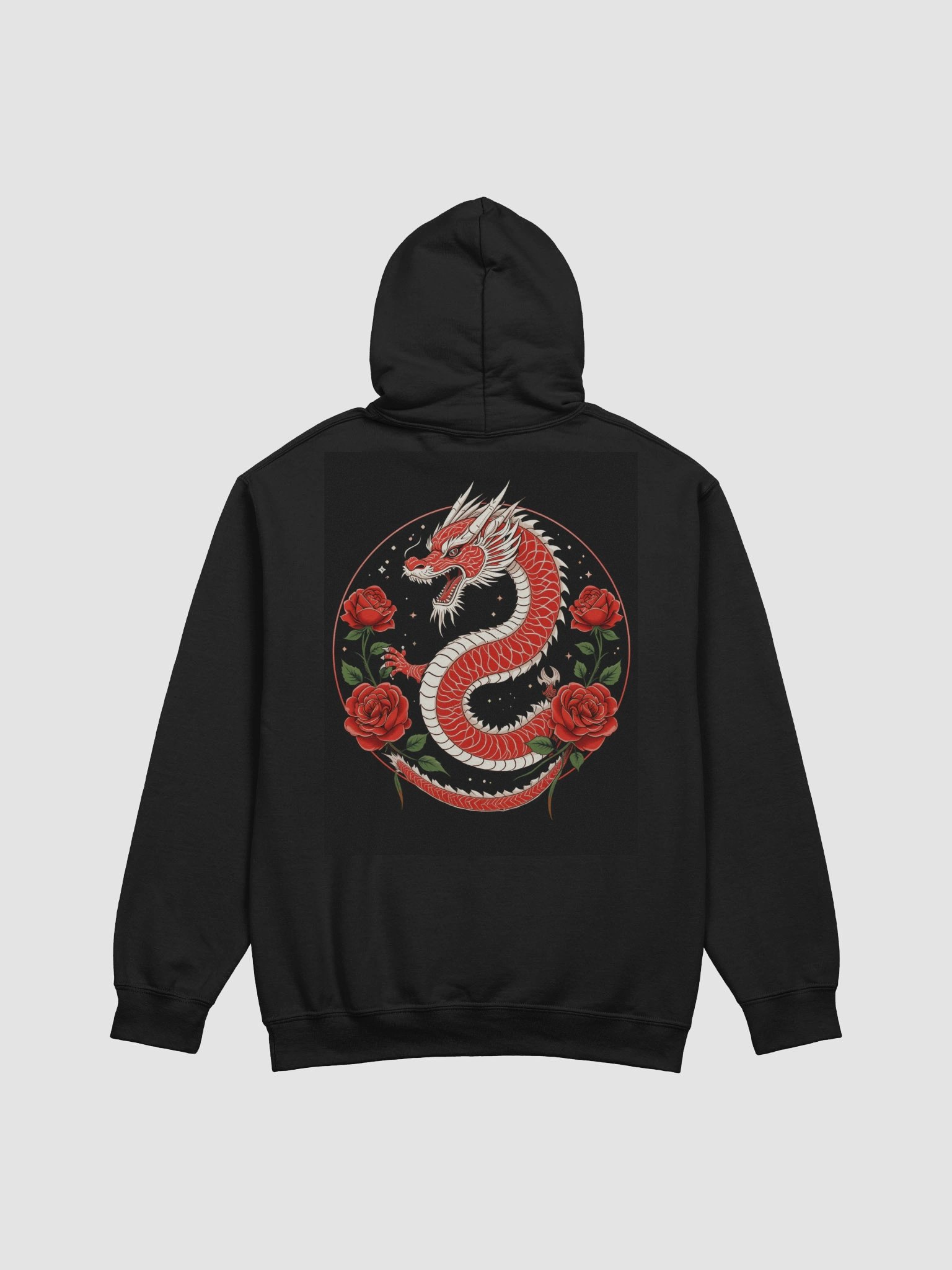 Dragon Rose Circle Hoodie product image (14)