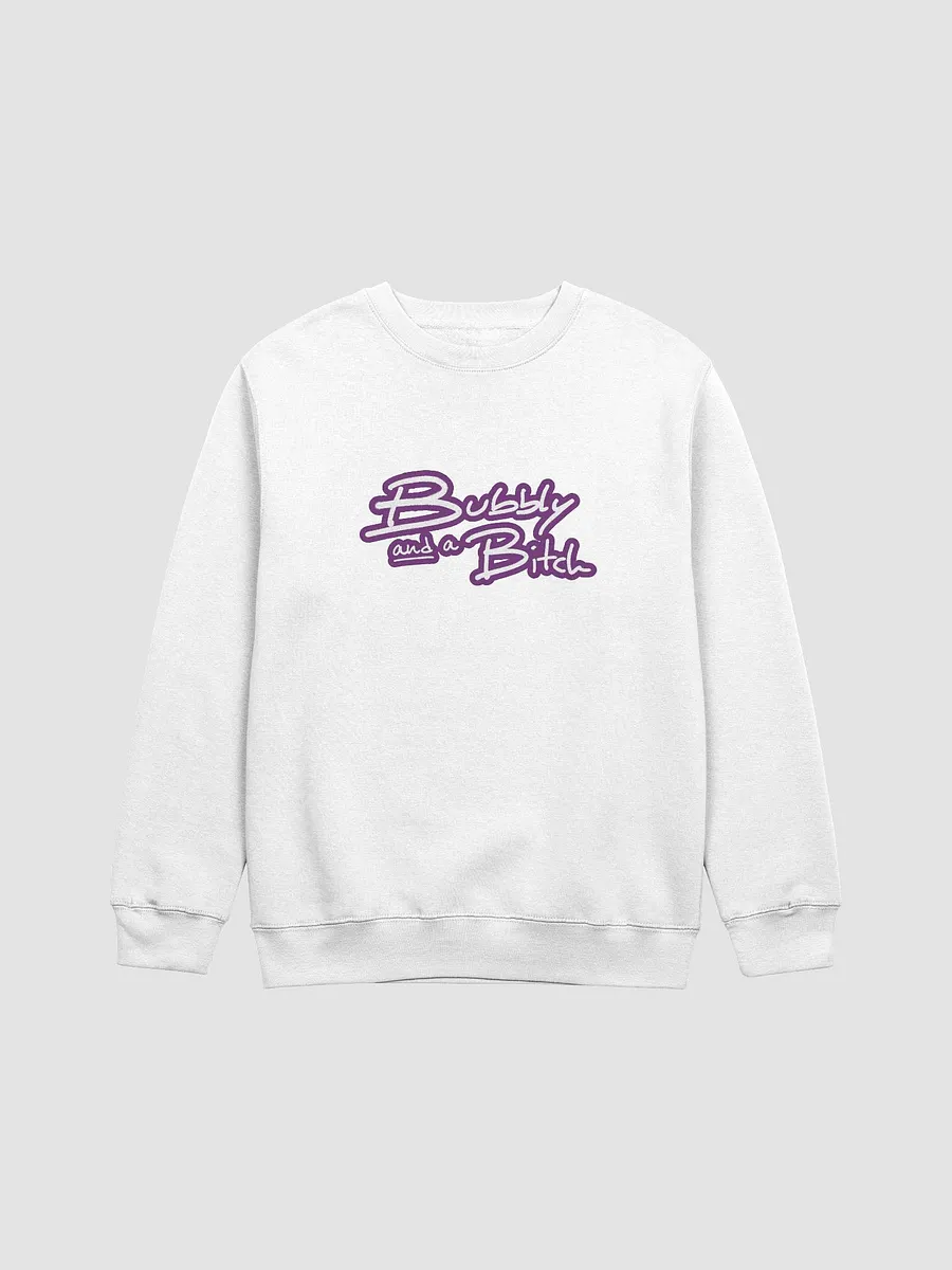Bubbly and a B*tch (lined design, #763D7D) printed crewneck product image (25)