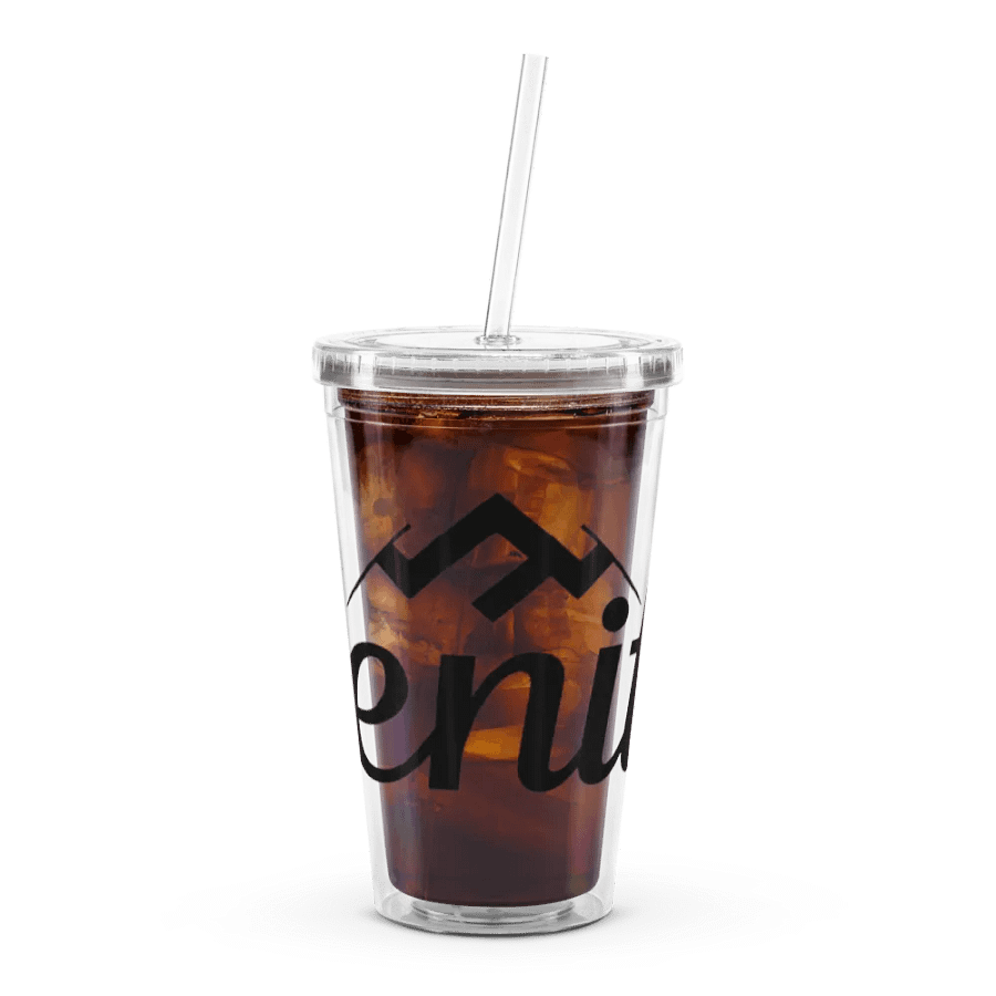 Zenith 16oz Double Wall Insulated Clear Tumbler with Mountain Design product image (9)