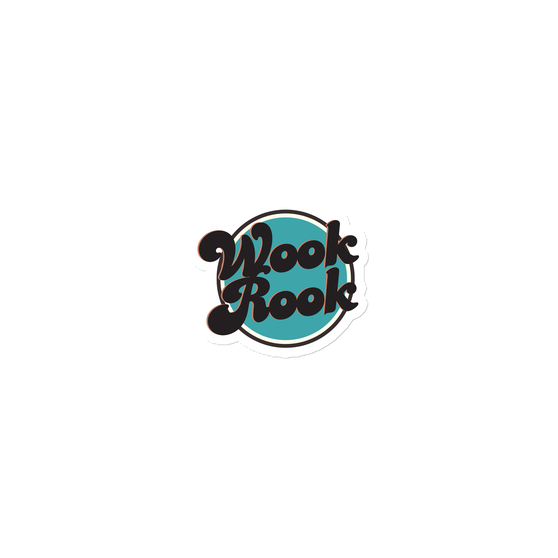 WookRook Retro Logo Magnet product image (1)