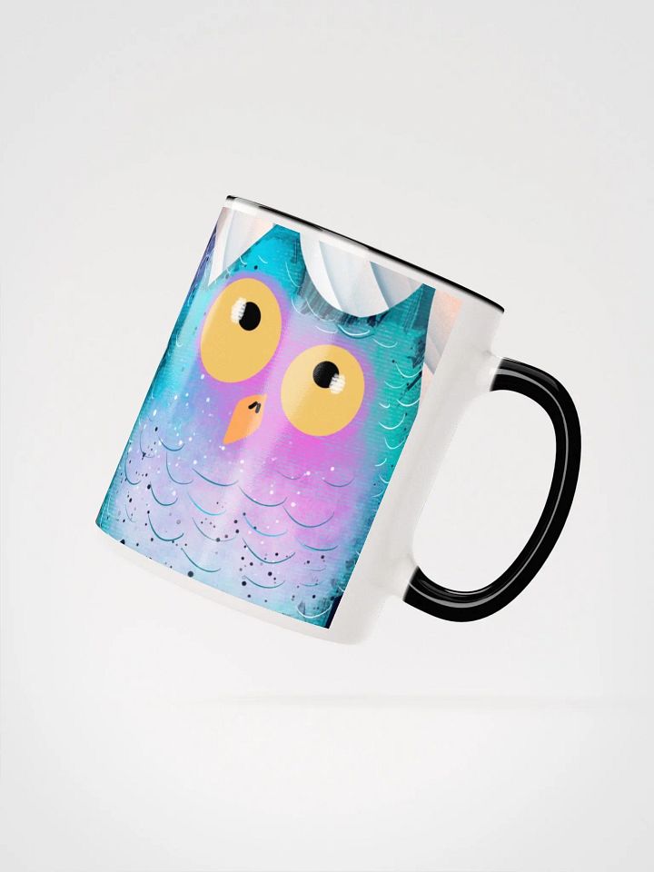 Blue Owl Trio Ceramic Accent Mug product image (10)